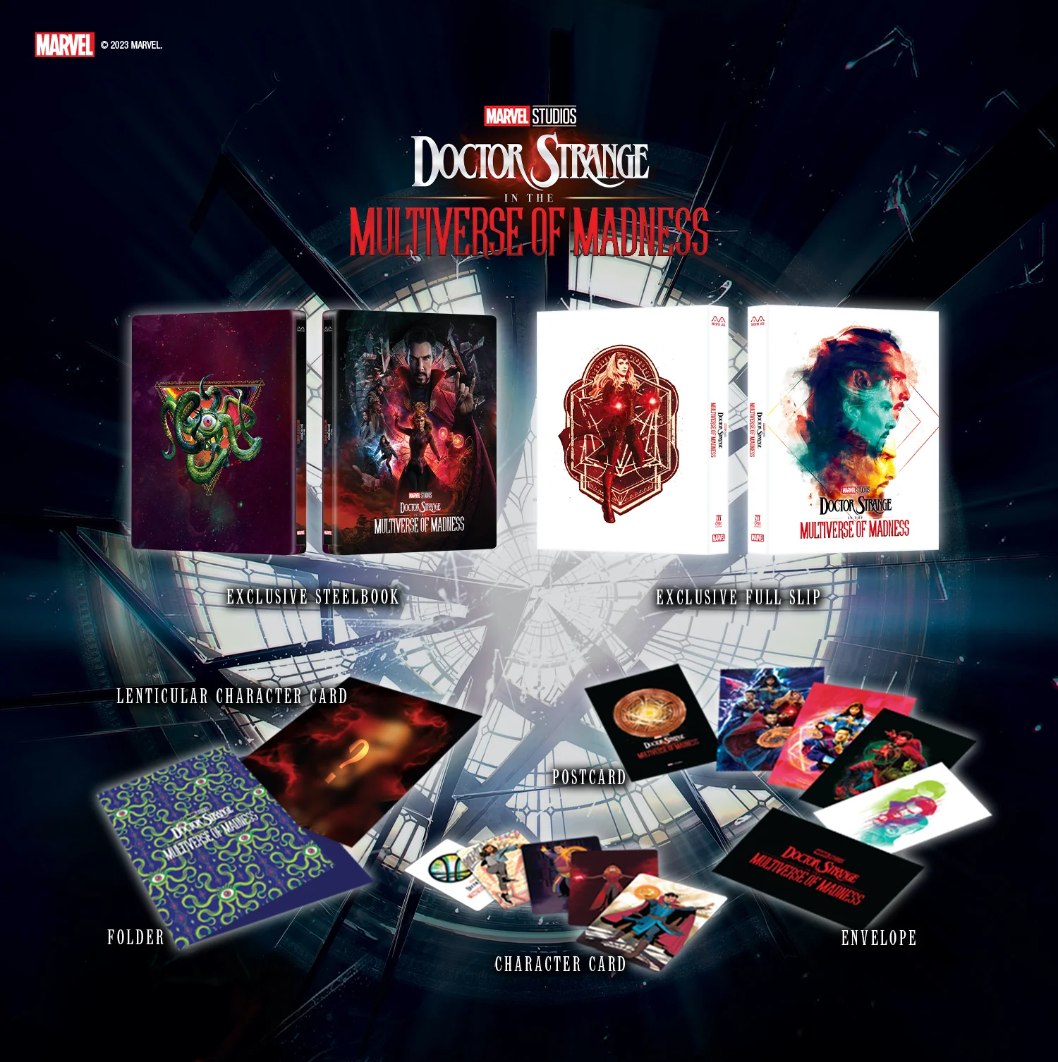 Doctor Strange in the Multiverse of Madness Lenticular 1-Click SteelBook (MCP#01)(EMPTY)(Hong Kong) - Image 19