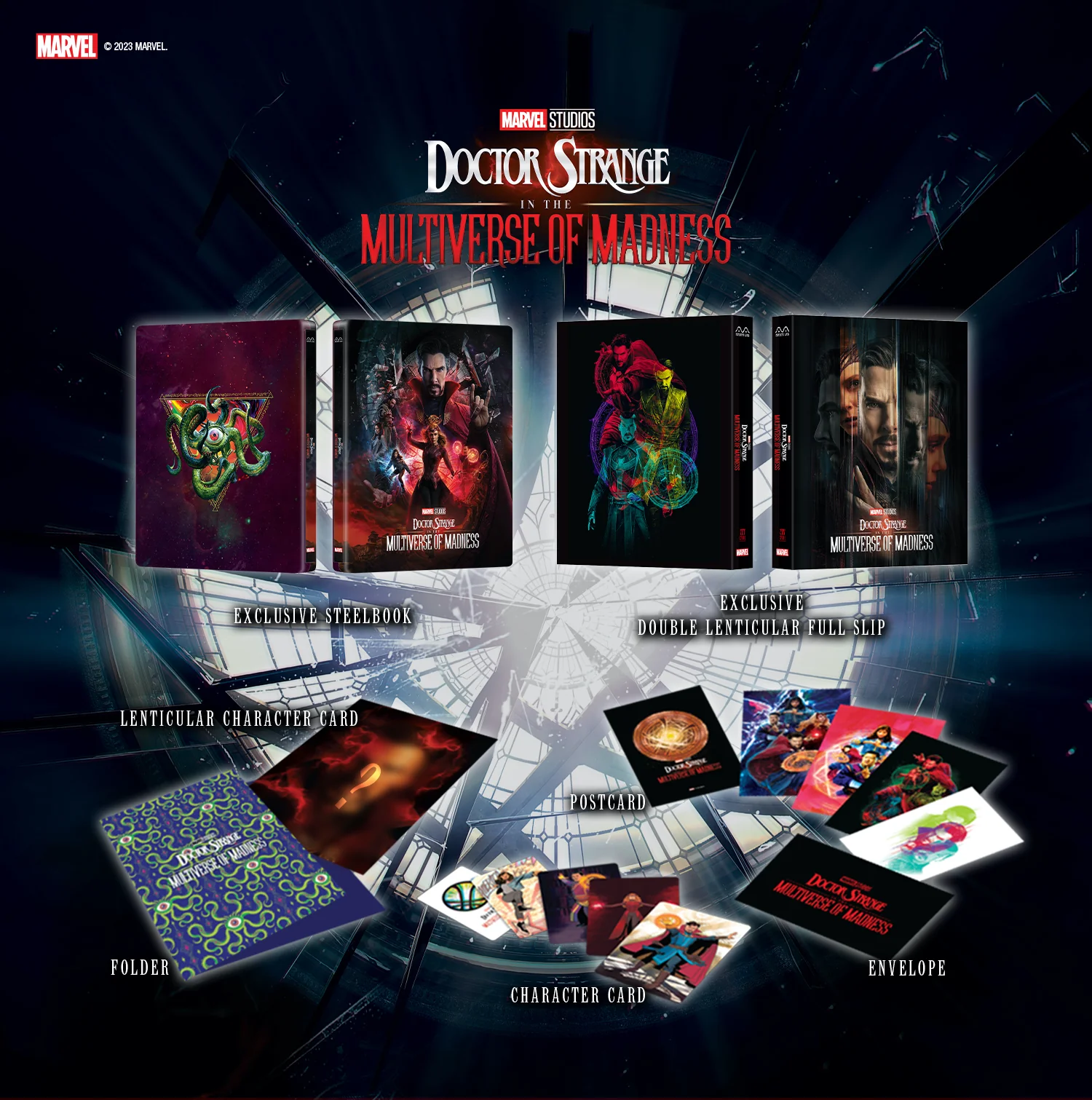 Doctor Strange in the Multiverse of Madness Lenticular 1-Click SteelBook (MCP#01)(EMPTY)(Hong Kong) - Image 26