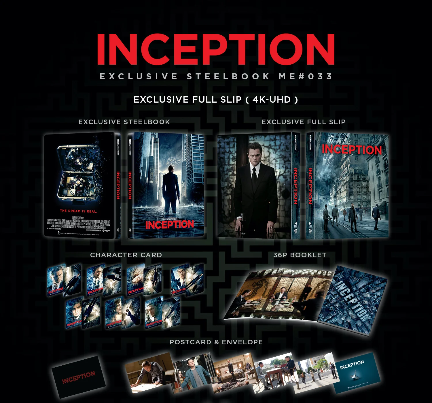 Inception 4K PET 1-Click SteelBook (ME#33)(Hong Kong) - Image 28